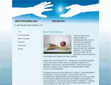 Tablet Screenshot of mathtutorbeverlyhills.com